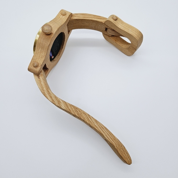 VINTAGE | handmade wooden watch wall clock - Picture 5 of 10